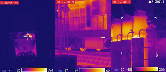 infrared thermal imaging in iron industry